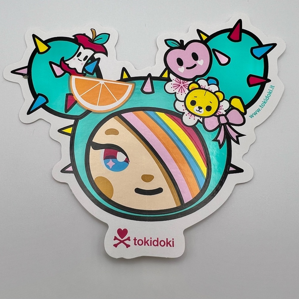 Tokidoki Sandy Cactus Girl Large Die Cut Vinyl Sticker